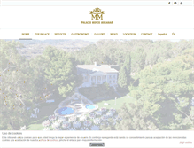 Tablet Screenshot of palaciomontemiramar.com